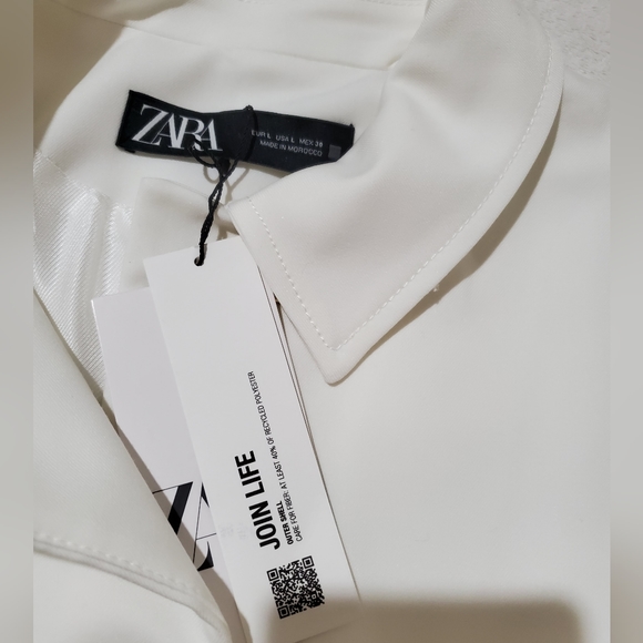 Zara Gold Button Jacket Size L - Picture 8 of 10